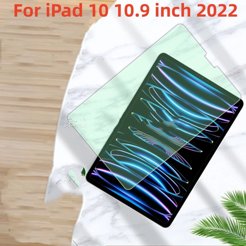 Green Anti Blue Ray tablet Screen Protector For Apple iPad 10 10.9 inch 2022 Tempered Glass