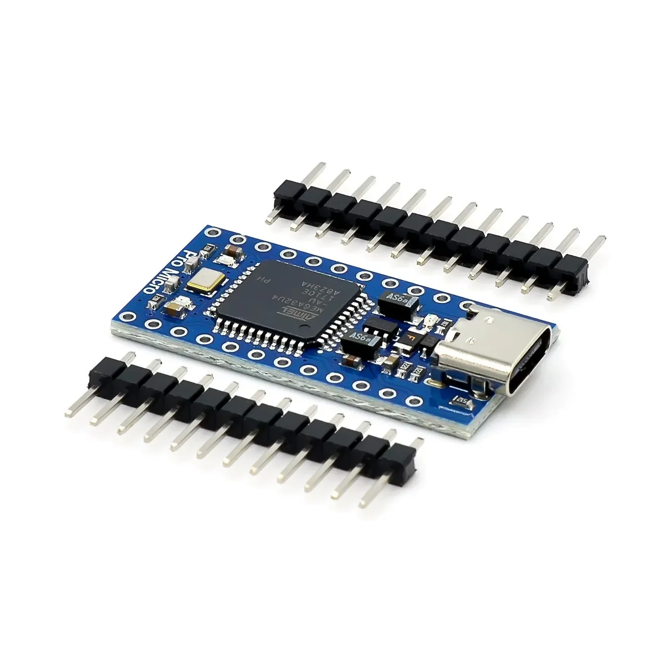 MICRO/MINI/TYPE-C USB Pro Micro para arduino ATmega32U4 módulo de 5V/16MHz con cabezal de 2 filas de pines para Leonardo en stock de la mejor calidad