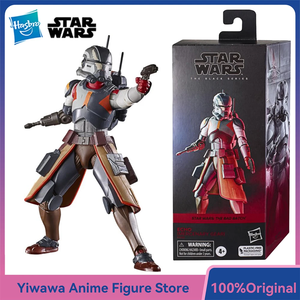 

В наличии: Hasbro Star Wars The Black Series The Bad Batch Эхо (в снаряжении наемника), 15 см, оригинальная фигурка, модель, игрушка-украшение