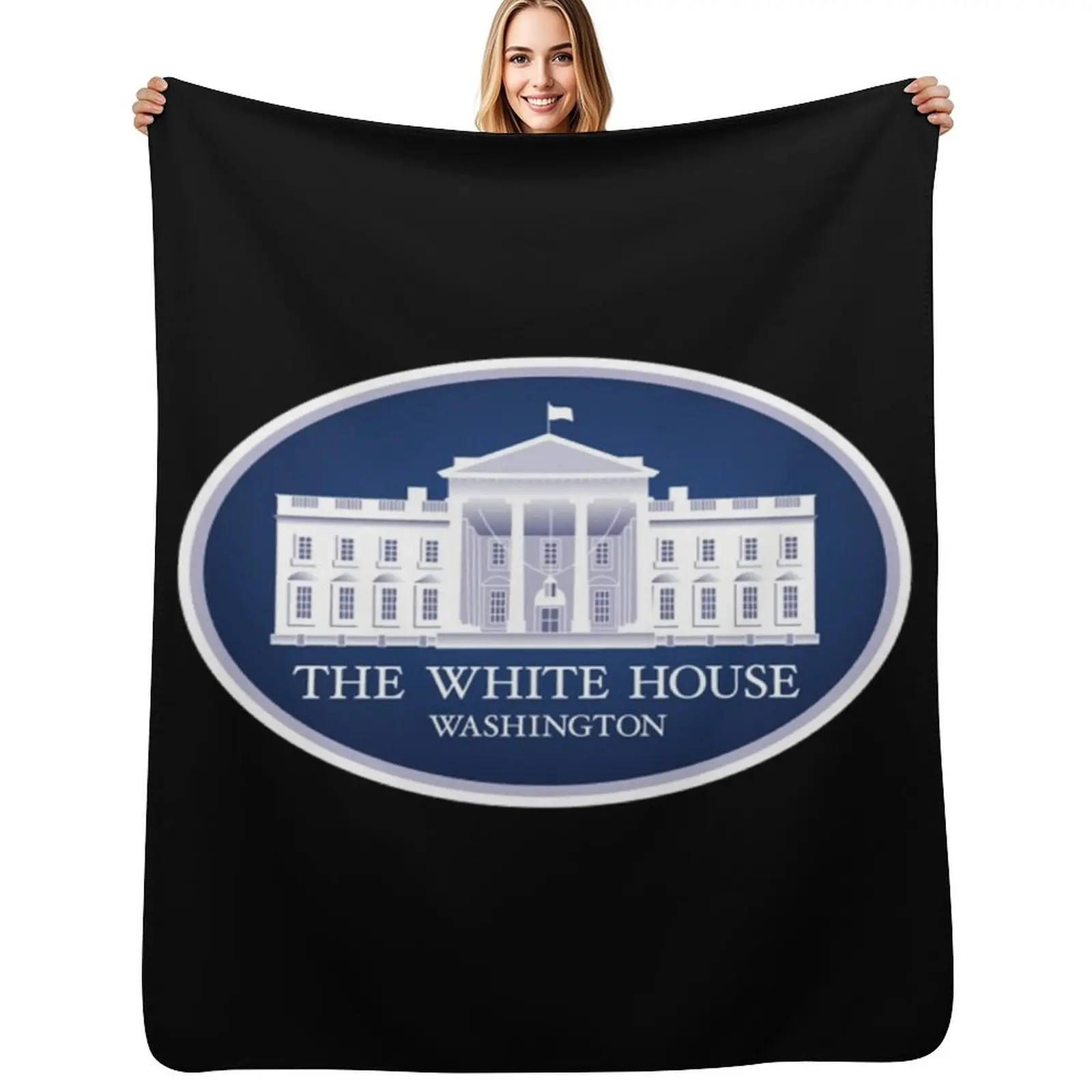 

THE WHITE HOUSE SEAL Throw Blanket Beautifuls Tourist Thermal Weighted Blankets