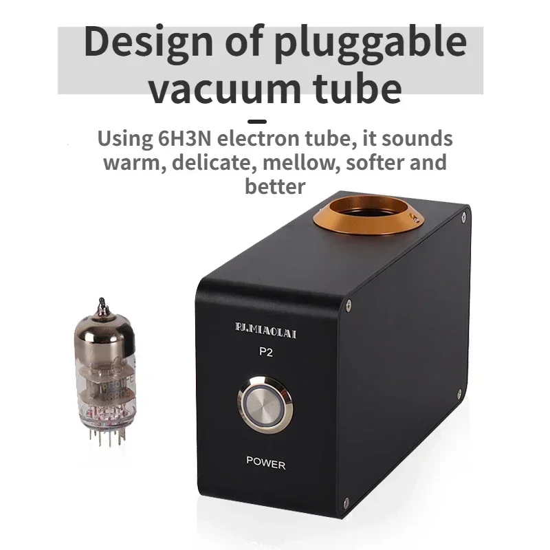 PJ.MIAOLAI P2 6H3N amplificador de tubo amplificador de fono de vinilo fonógrafo fonógrafo MM cantar poner amplificador de PHONO sistema de cine en casa