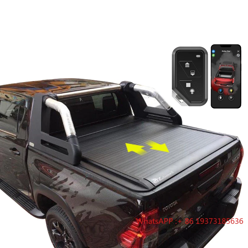 

Zolionwil Retractable Roller Lid Pickup Truck Bed Tonneau Cover for Toyota Hilux 2025