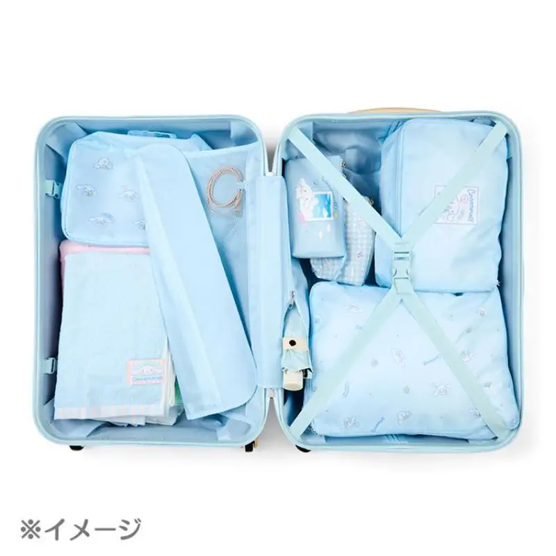 3Pcs Sanrio Hellokitty Japanese Large Capacity Storage Bag Melody Kuromi Cinnamoroll Cosmetic Bag Travel Bag Birthday Gifts