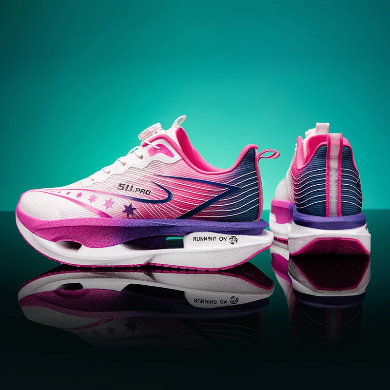 

Мужские спортивные кроссовки, повседневные марафонские дышащие легкие женские удобные спортивные нескользящие кроссовки с карбоновой пластиной