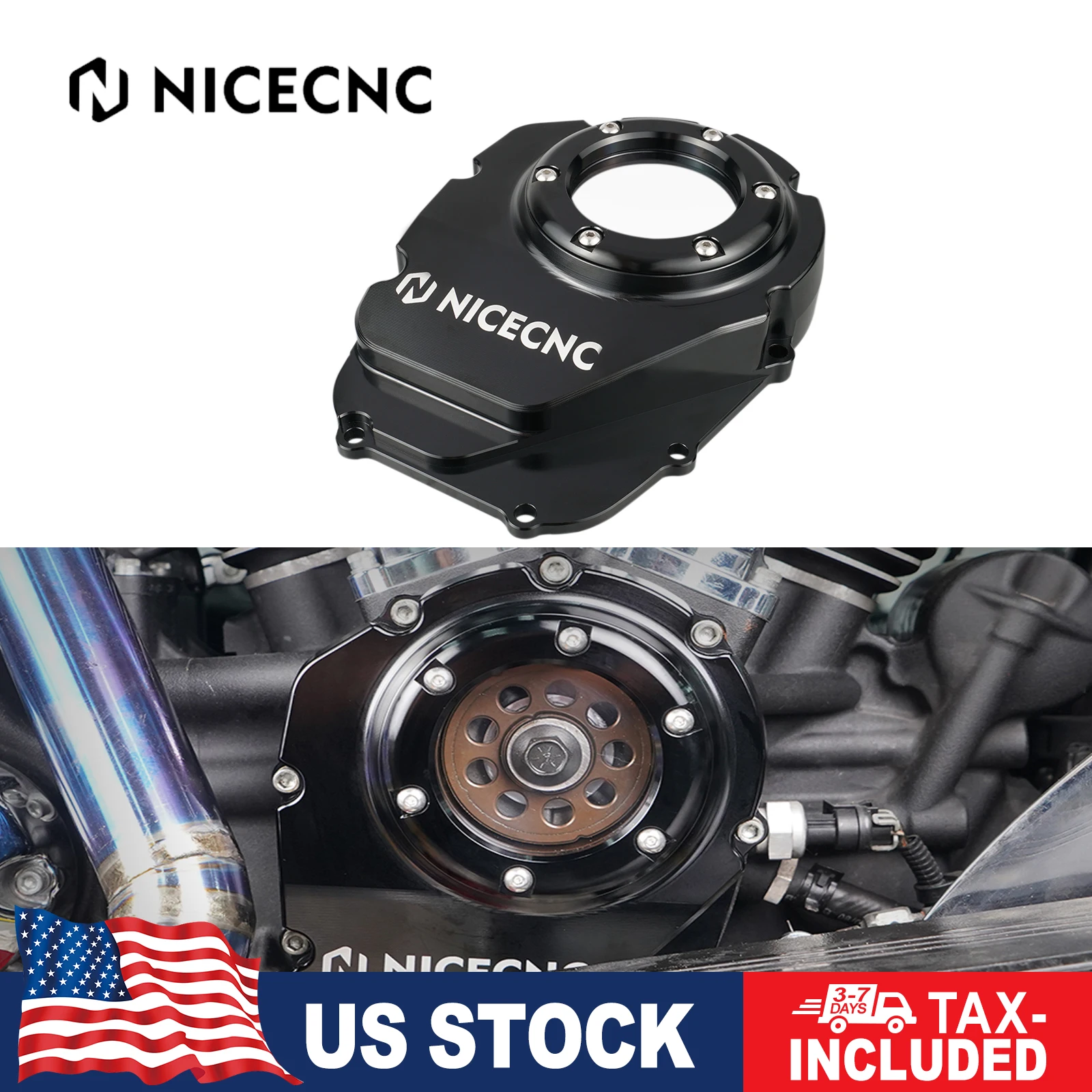 

Motorcycle Camshaft Cover Cam Cover For Harley Road King FLHR FLHRXS Street Glide Electra Glide Road Glide Fat Boy 114 Low Rider