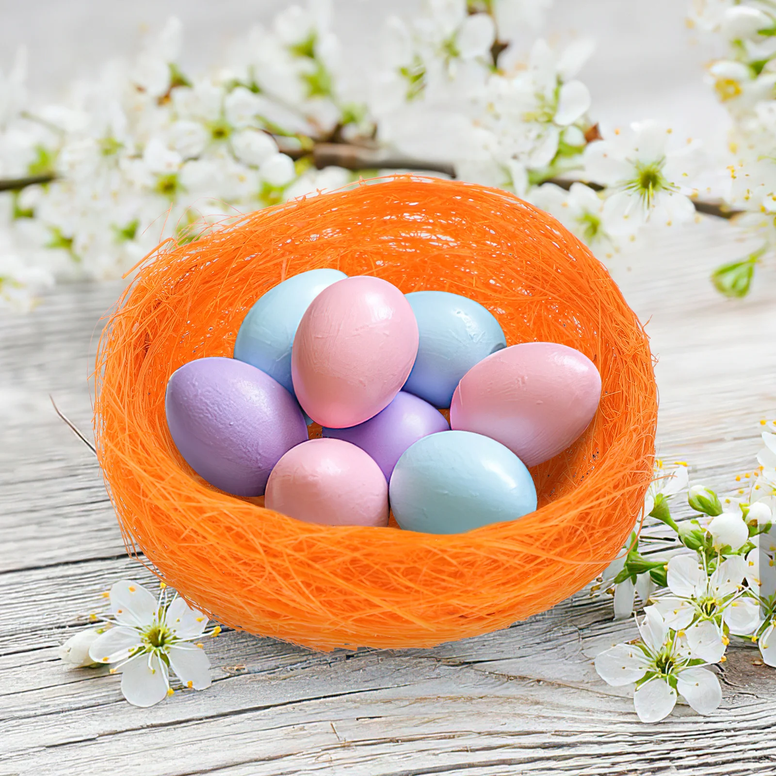 

10pcs Artificial Bird Nest Rustic Small Bird House For Easter Wedding Party Ornament Craft Decor Micro Landscape Accessory Pet