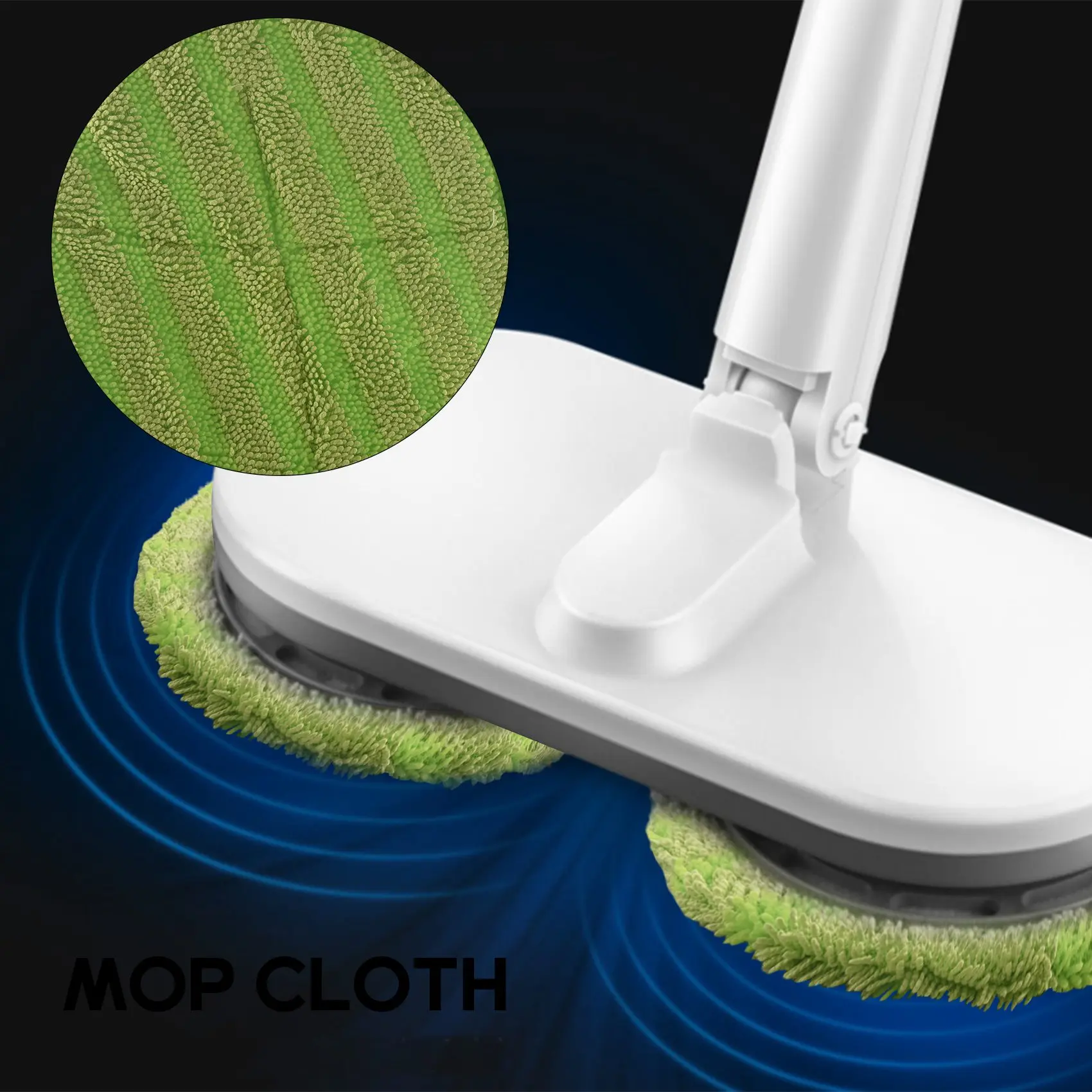Substituição Pad para Cordless elétrica Rotary Mop, Sweeper sem fio, Scrubber Pad Incluindo 8