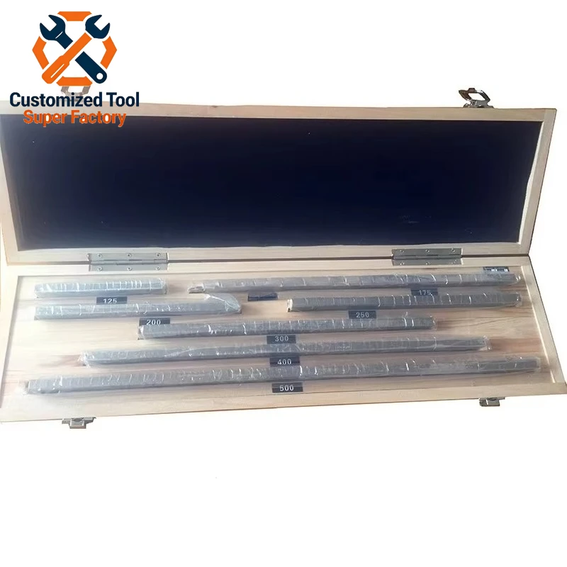 125-500mm 0 Grade 8pcs/set, Metric System Rectangular Gage Blocks Set Block Gauge