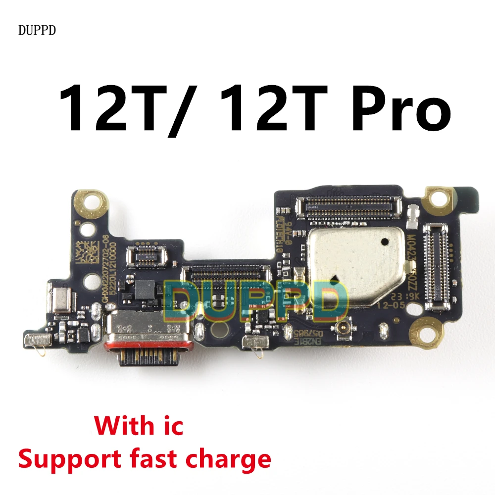 

12T USB-разъем для зарядной платы, док-станция с основной платой, гибкий кабель для материнской платы для Xiaomi Mi 12T Pro 12TPro