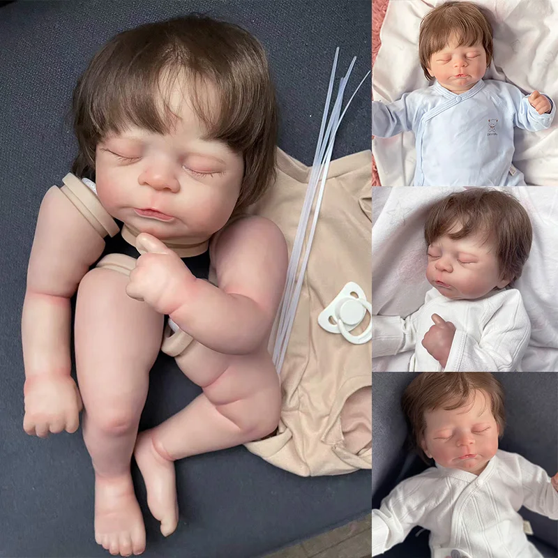 20inch Timothy Finished Doll Size Already Painted Kits Very Lifelike With Details Visible Veins same As picture With Cloth Body