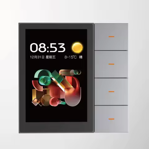 Tuya Smart Central Control Panel ZigBee Wall Switch Home Automation Wireless Lighting Control System F3-pro