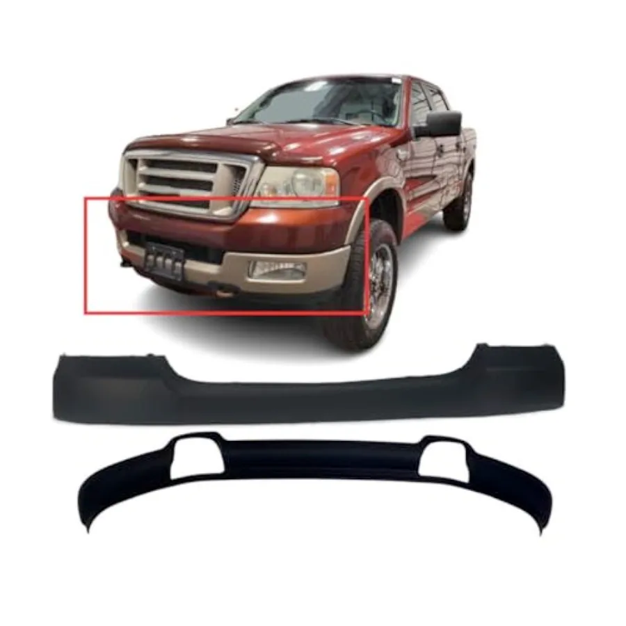 

Compatible with Front Bumper Covers Kit 2004 2005 Ford F150 FX4 King Lariat STX XL W Fog Lights Holes FO1095206 FO1000561 4L3Z1
