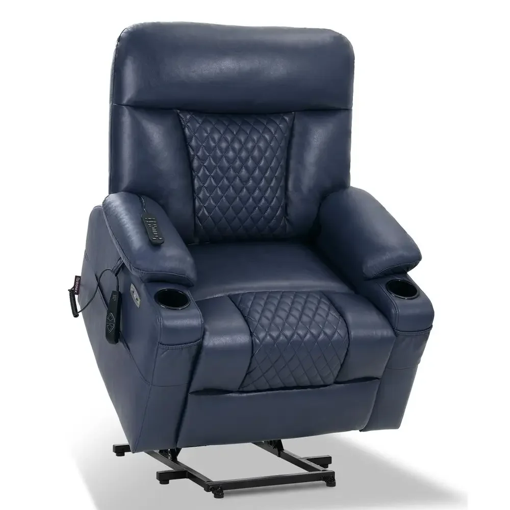 

Small Power Lift Recliner Chair for Elderly with Heat and Massage, 400lbs Heavy Duty Electric Recliner Chairs for Adults with C