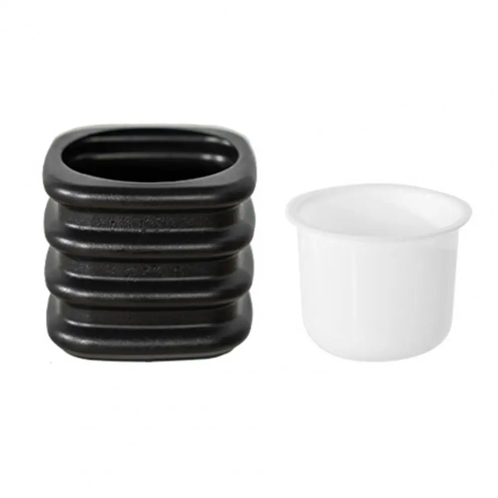 Self Watering Planter Hydroponic Flower Pot with Self-watering System Minimalist Pe Planter for Indoor Plants Compact Decorative
