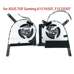 5V CPU GPU Cooling Fans for ASUS Tuf Gaming A15 FA507 FA707 FX507 FA507RC FA507RE Laptop Cooler Fans Radiator 13NR08Y0T01011 New