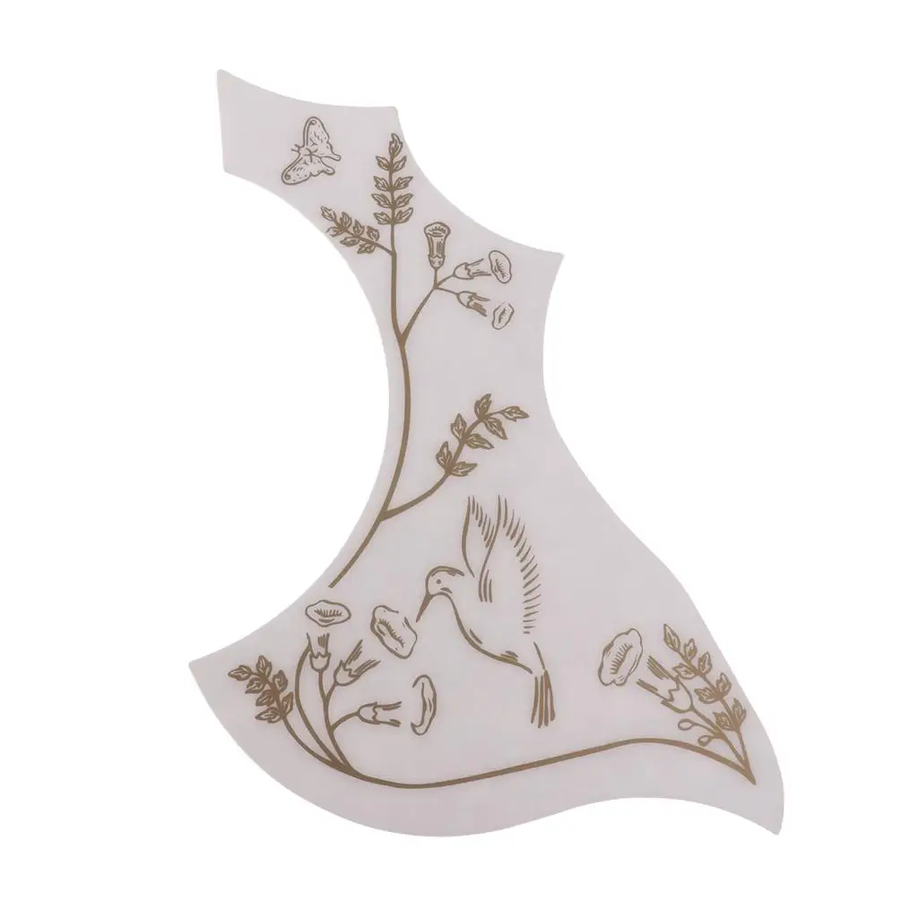 Adhesive Guitar Pickguard PVC Anti-scratch Plate Acoustic Protector Decoration for Musical Instrument Accessory 40 41 Inch