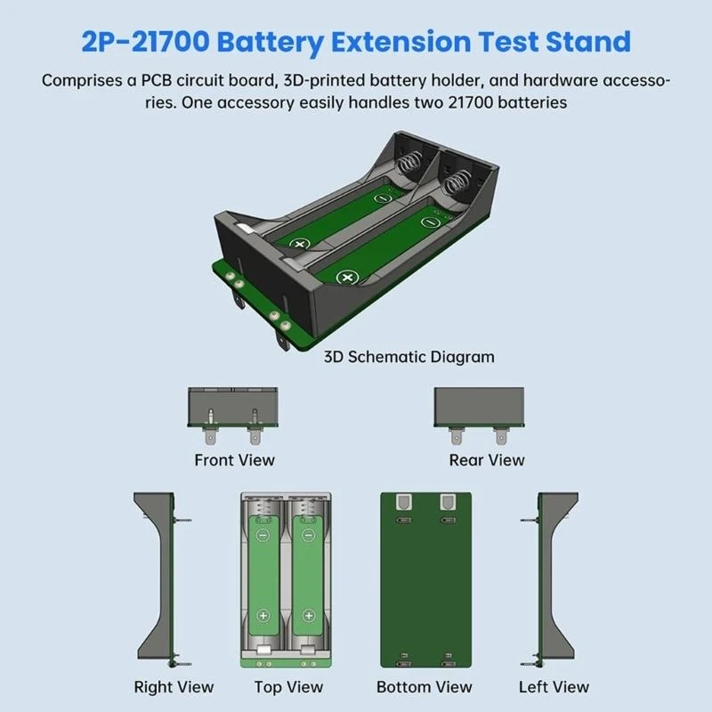Professional 18650 Battery Tester 4 Channel Auto Discharge Cycles