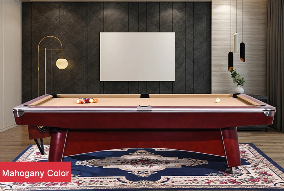 

China Factory Direct Price Indoor Entertainment Sport 7FT 8FT 9FT Auto Ball Return America Nine-Ball Pool Billiard Table