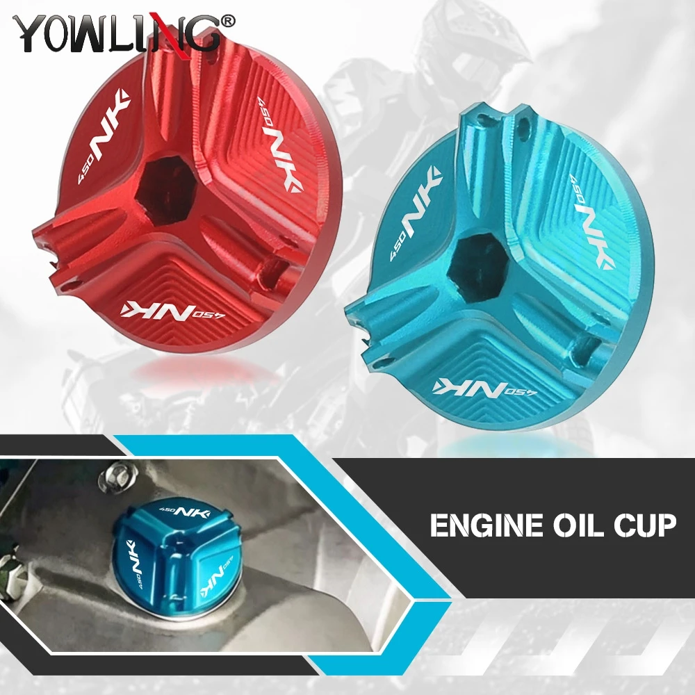 

Motorcycle Accessories Engine Oil Filler Cap Oil Plug Cover For CFMOTO CF MOTO 450NK 450 NK 450 NK450 CF450NK 2024 2025 2026