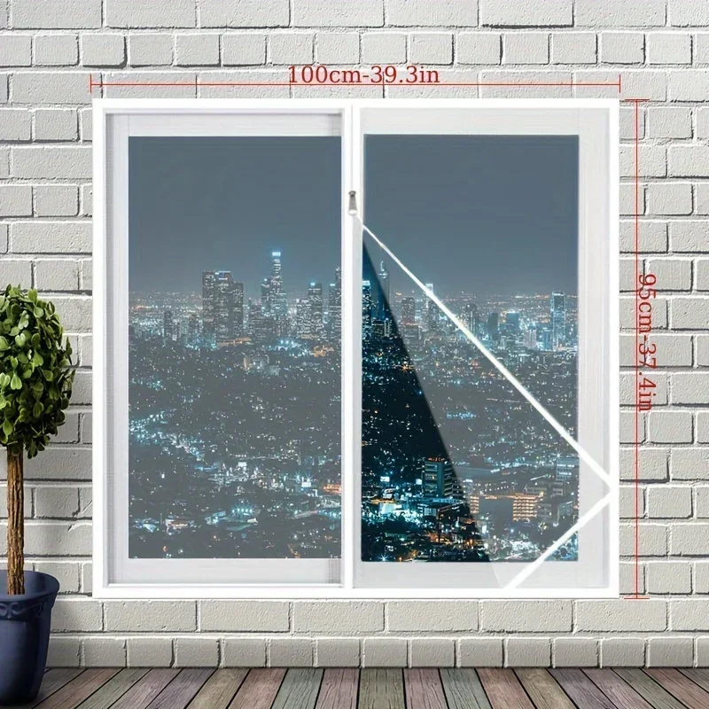 Window insulation film, winter indoor windproof and warm windows, energy-saving transparent film, screen window, door curtain