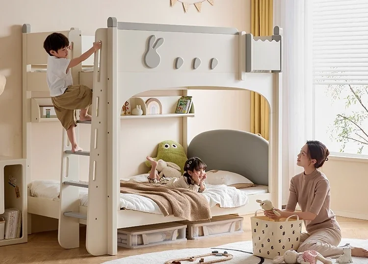 Do not disturb each other, bunk beds, high and low child and mother beds