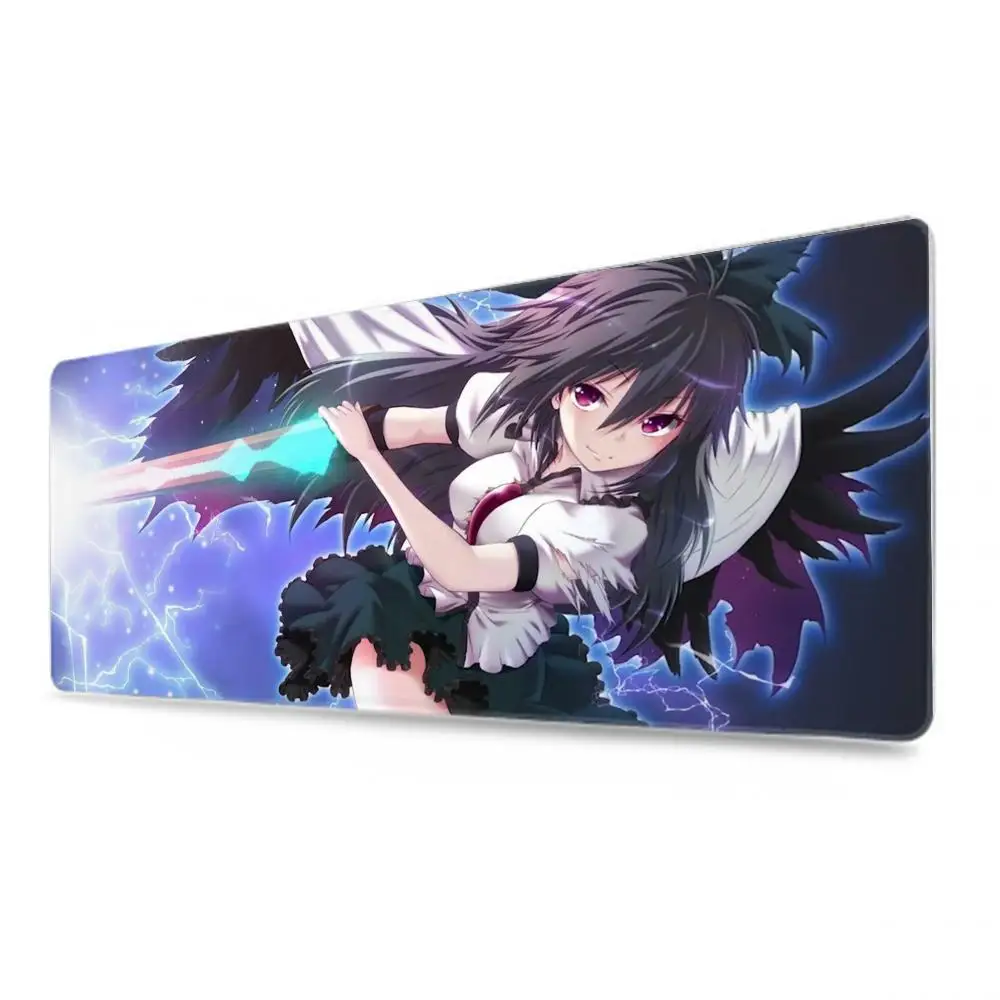 Anime Game Touhou Project Utsuho Reiuji Mouse Pad Keyboard Mousepad lauge 1200X600 mm Desk Mat PC Gamer Office Carpet Table pad