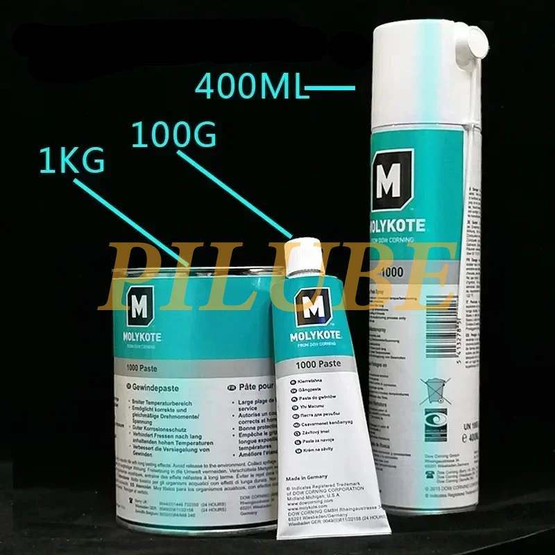 Imagem -05 - Molykote 1000 Pasta 1000 Pasta Graxa Lubrificante Spray Agente Anti-produce Resistente a Alta Temperatura Produto Original