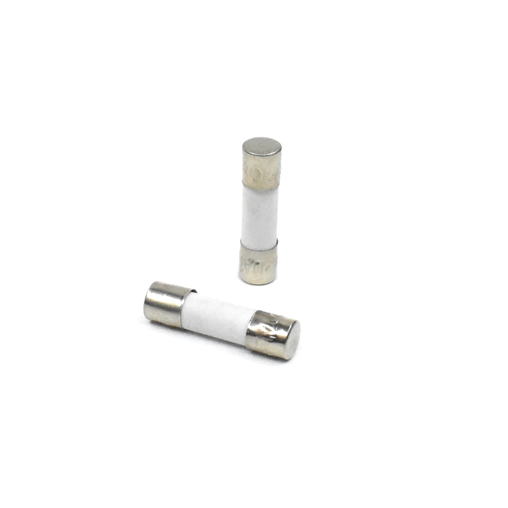 50pcs Ceramic Fuse 5mm x 20mm Slow Blow T 0.25A 0.5A 1A 2A 3A 5A 8A 10A 15A 20A 250V