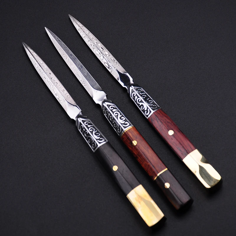 Puer Metal Tea Knife Tools Kung Fu Tea Ceremony Handmade Chinese Sandalwood Tea Knife Ceremony Prying te verde chino Teaware