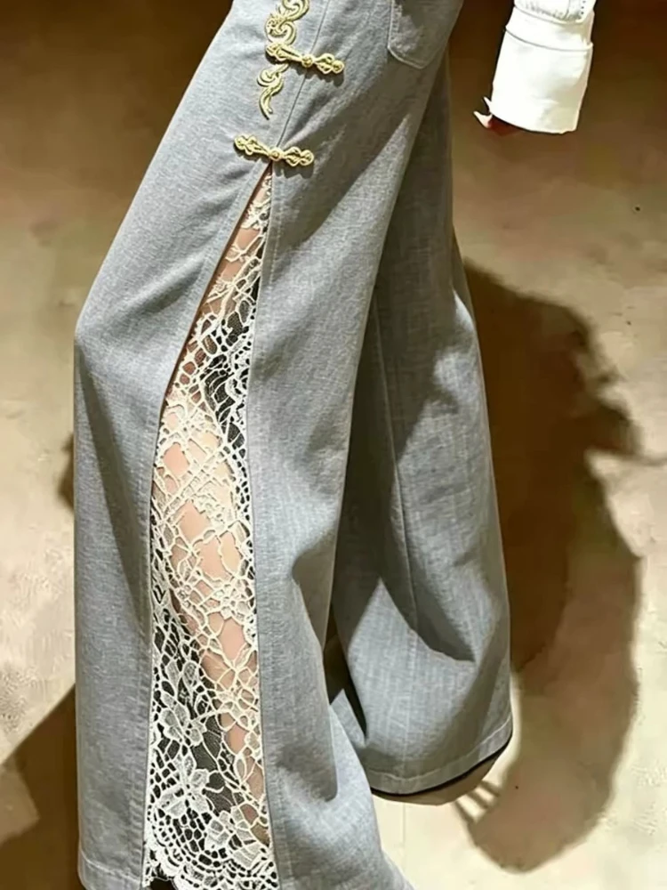 Tailored Trousers Gray Elegant - Tailored Trouser Wide recension och pris