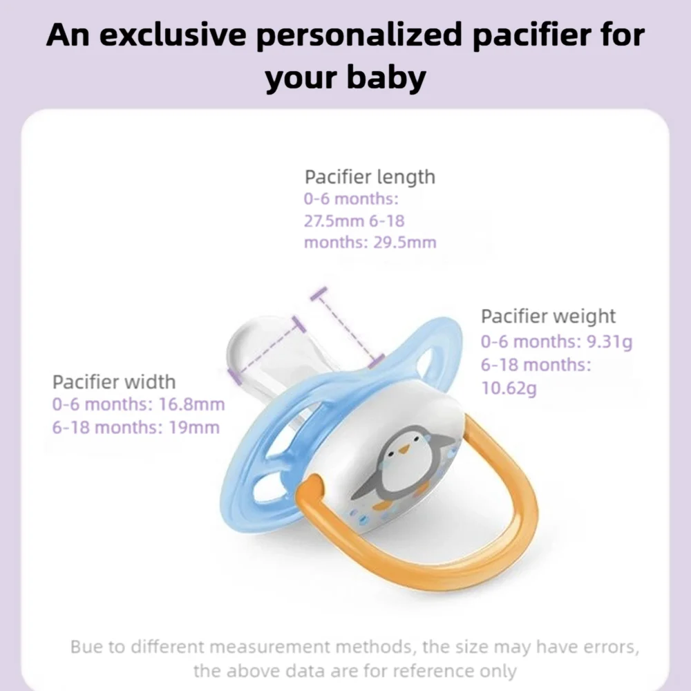 PHILIPS AVENT لهاية مهدئة للأطفال من عمر 0 إلى 18 شهرًا، حلمة جل السيليكا المقاومة للتهوية وخالية من مادة BPA وعديمة الرائحة لحديثي الولادة