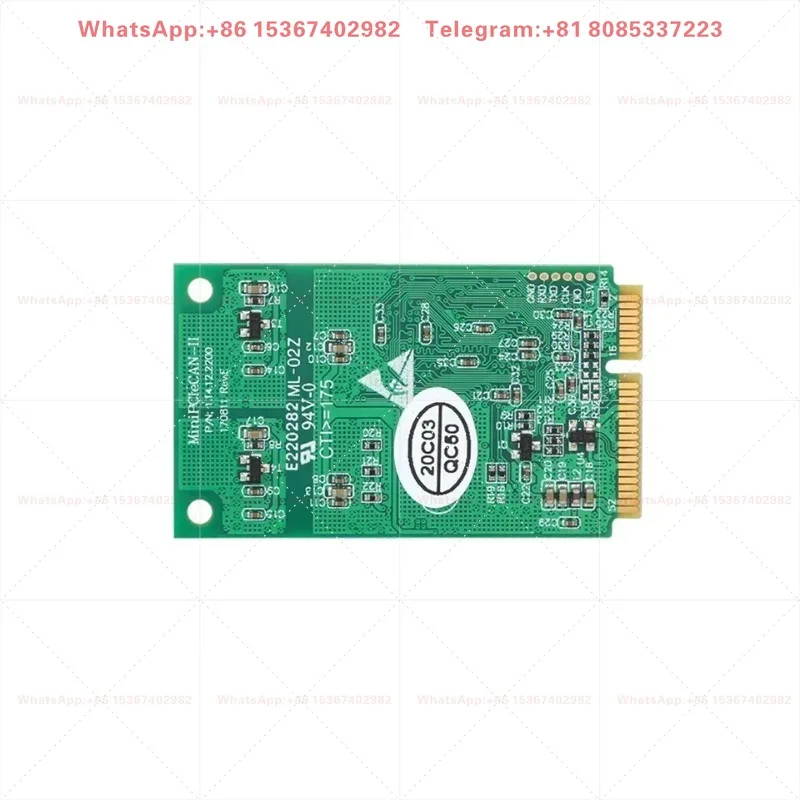 ZLG MiniPCIe-CAN Converter, CAN Bus Network Tester Analyzer For Car, Professional MiniPCIe to CAN Adapter with Free Software