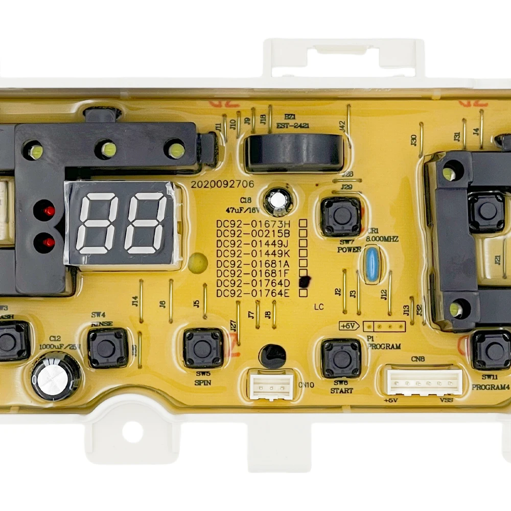 جديد DC92-01764D DC92-01764E DC92-01764F DC92-01764G لوحة تحكم الكمبيوتر لسامسونج غسالة عرض PCB Waser أجزاء