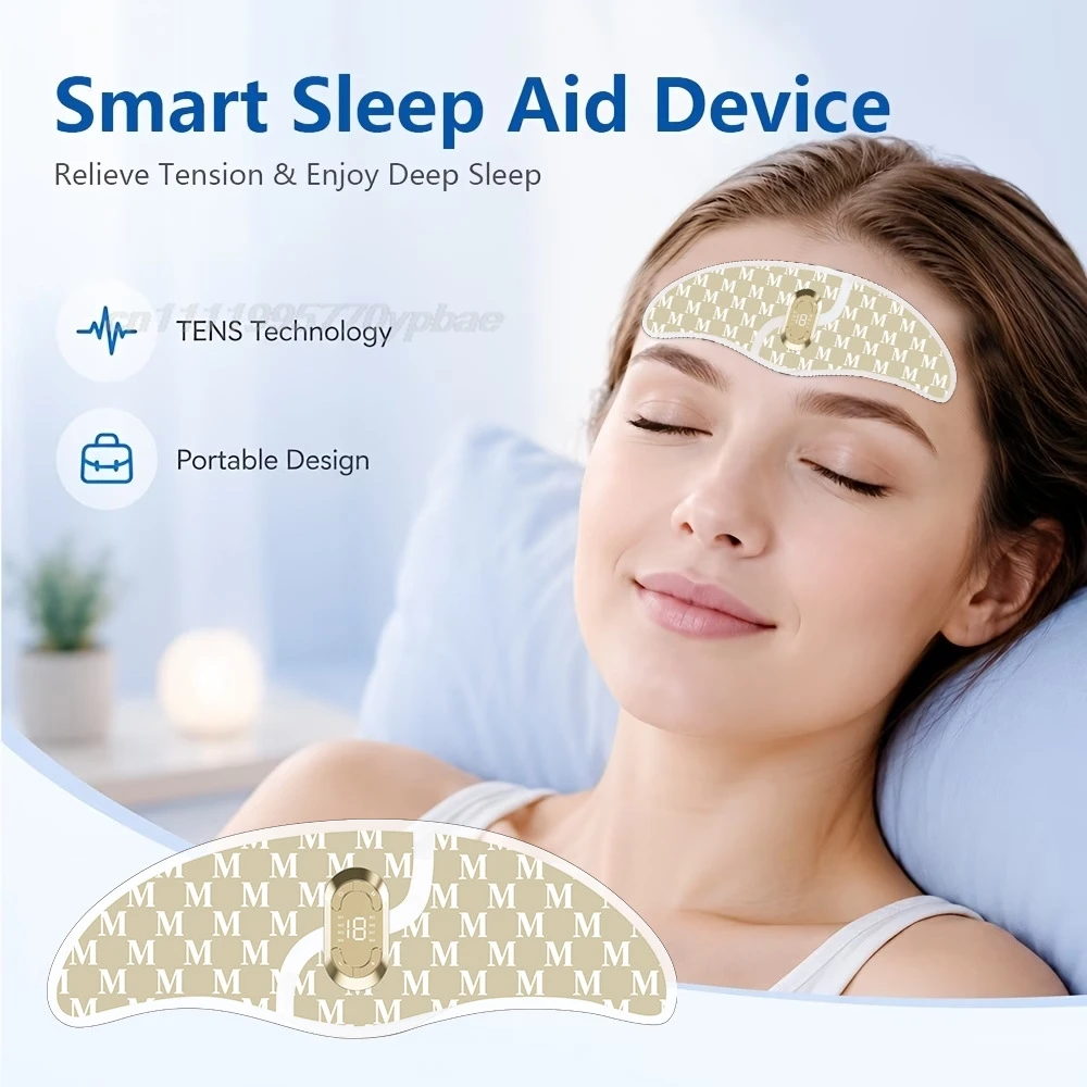 Smart Sleep Aid Device Insomnia Relief Head Massager Home Night Rest Tens Unit Muscle Massager Ems Sleep Therapy