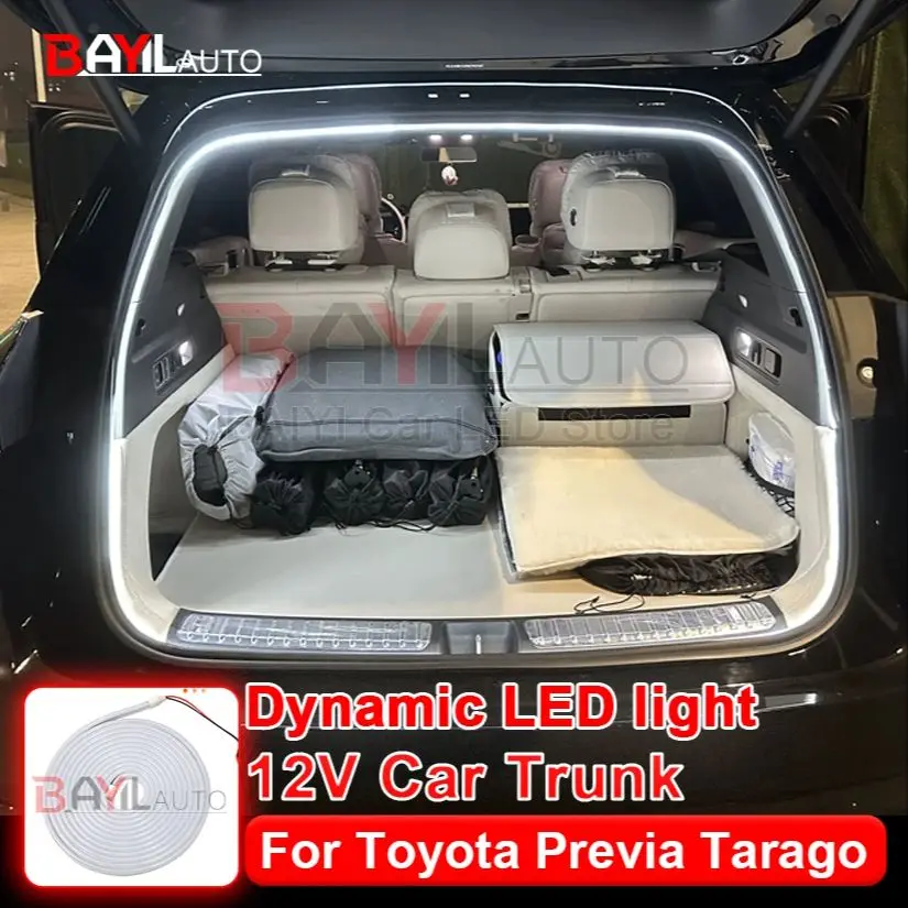 

Customized Car LED Trunk Light For Toyota Previa Estima Tarago Interior Atmosphere Light Tail Box Lighting Car Accessories