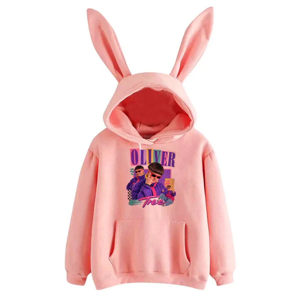 Oliver Tree women hoodies anime sweatshirt graphic 2000s gothic long sleeve pullover Aesthetic