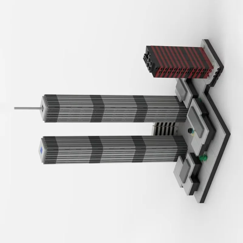 Custom MOC World Trade Center Building Blocks Set - 982-Piece Miniature Architectural Model, Ideal Creative Gift for Architectur
