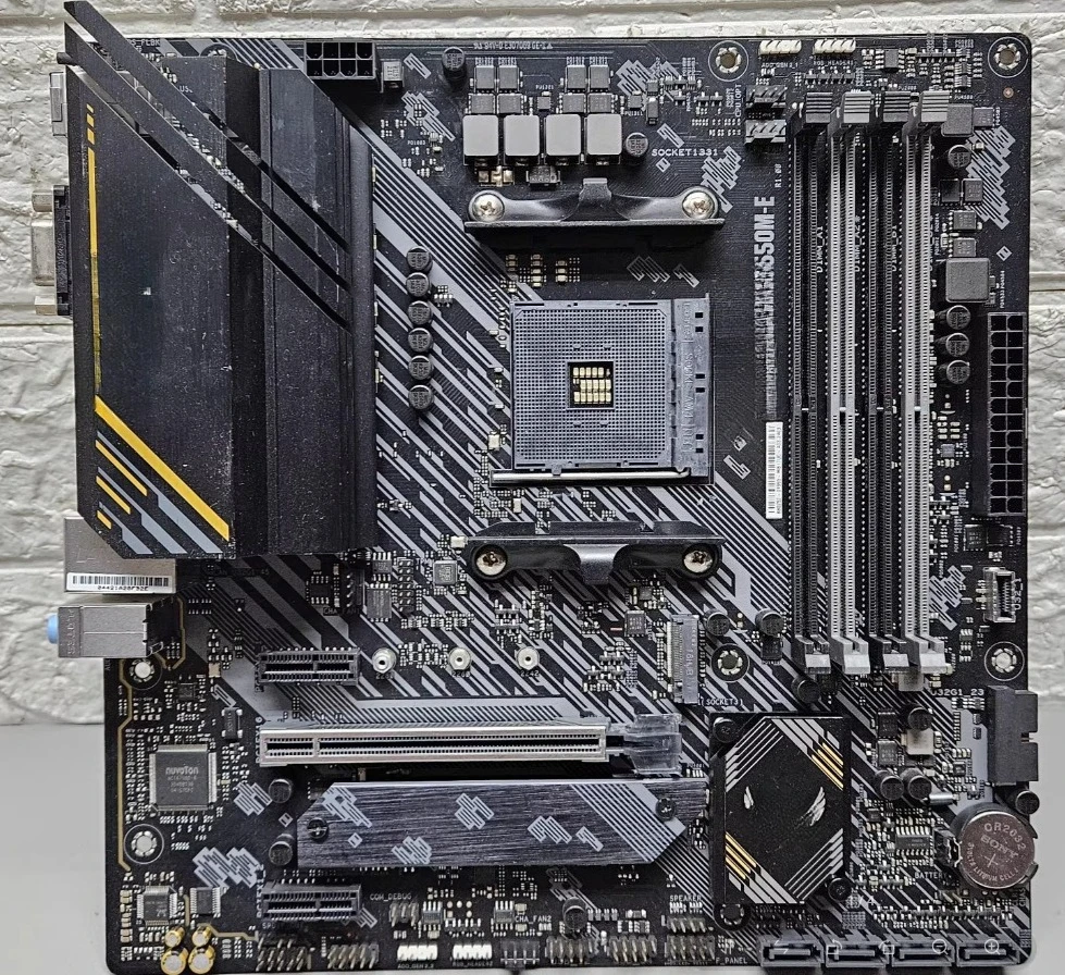 For ASUS TUF GAMING B550M-E Heavy Gunner MATX Main Board AM4 Interface Supports 5th Generation Ryzen, Dual M.2
