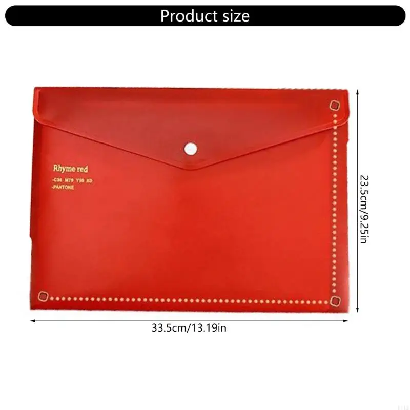 2025 NIEUW 12 PCS Een 4 -bestand map Bestand Organisator Documentmap File Bag Document Bag