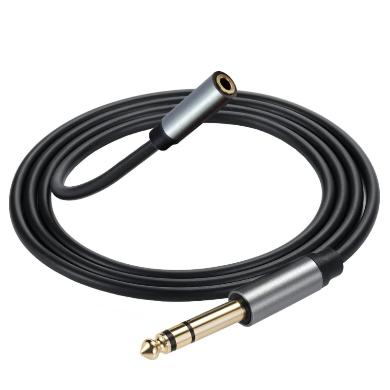 Cable flexible 1/4 pulgada a 3,5 mm para mejor experiencia sonido para amplificadores