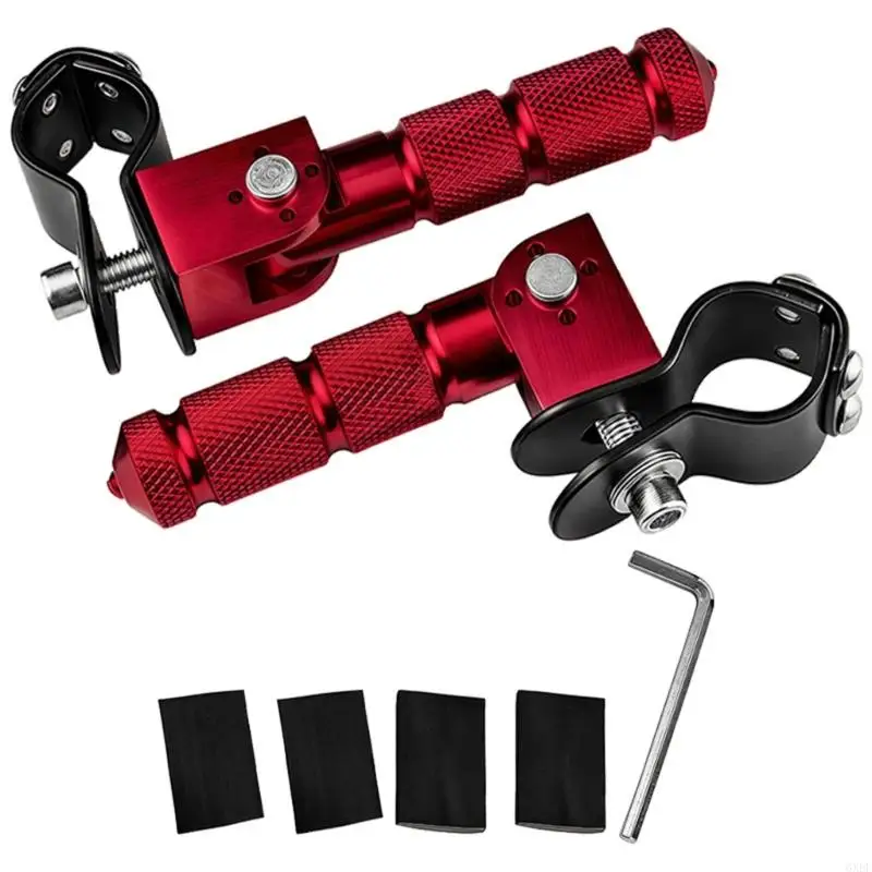 2025 New Motorcycle Foot Pedals Antislip Textured Universal Compatibility Enhanced Comfort For Ergonomic Comfort Ride