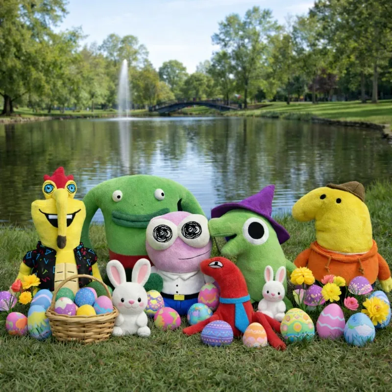 

2026 The Most Suitable Birthday Gift Smiling Friends Plush Doll Anime Peripherals Soft Doll Collection Room Decoration Toy