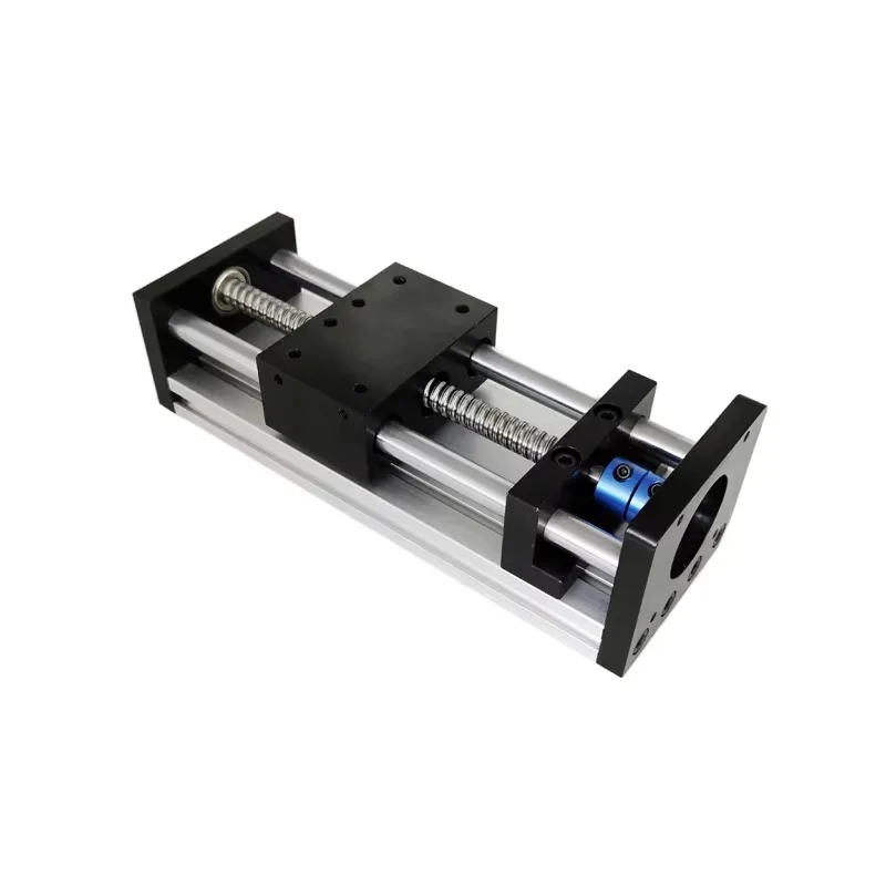 200mm 100mm CNC Linear Guide Rail Motion Slide Table Ball Screw Actuator Module for 3D Printer XYZ Robotic Arm Kit CNC Router
