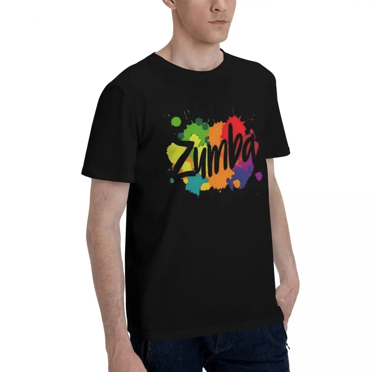 Colorful Splash Art Design Hot Sale Movement Top quality Title T-shirts Home USA Size