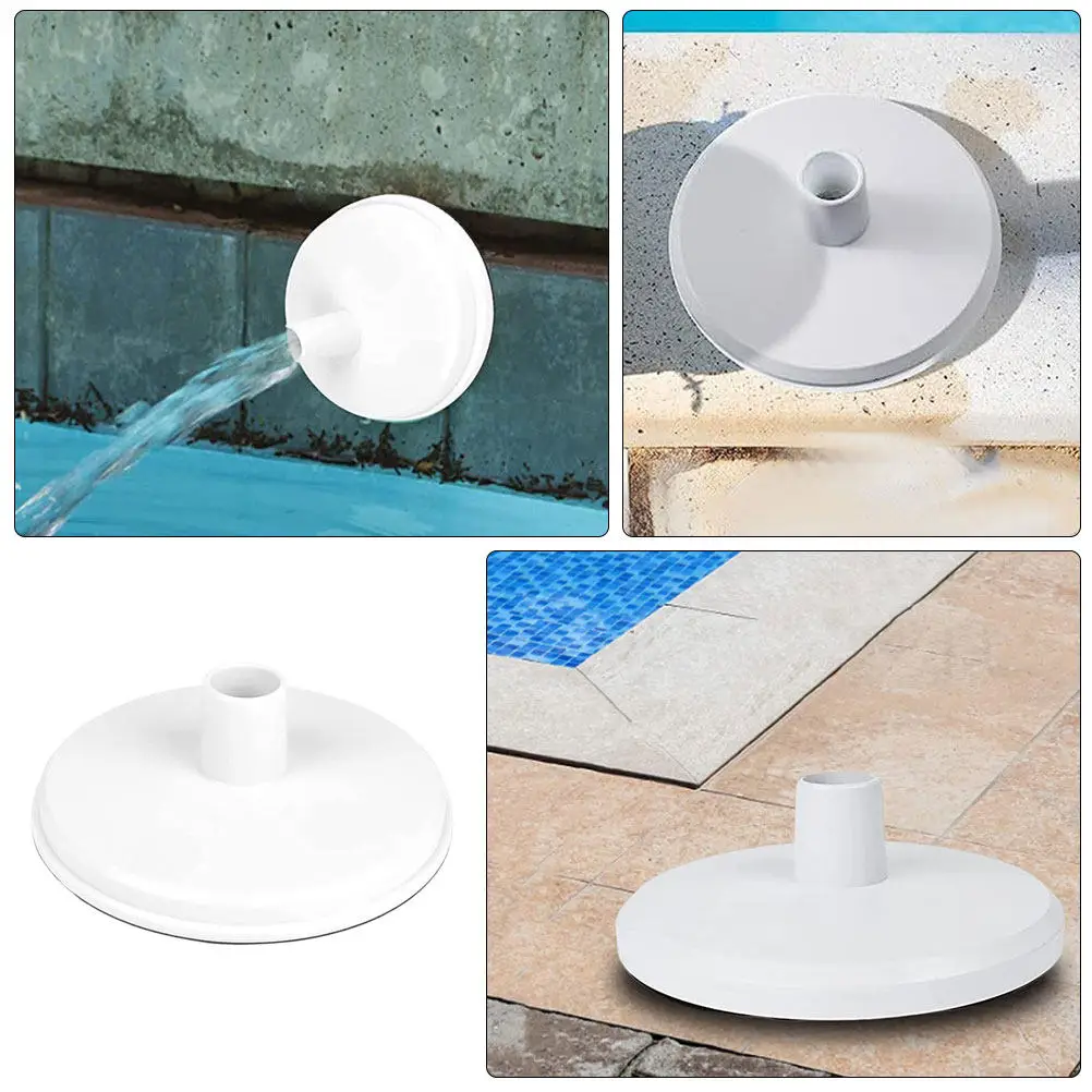 Plastic Vacuum Plate Base for Pool Skimmer Circular Replacement Board Stable Water-Resistant Design Time-Saving Pool Maintenance