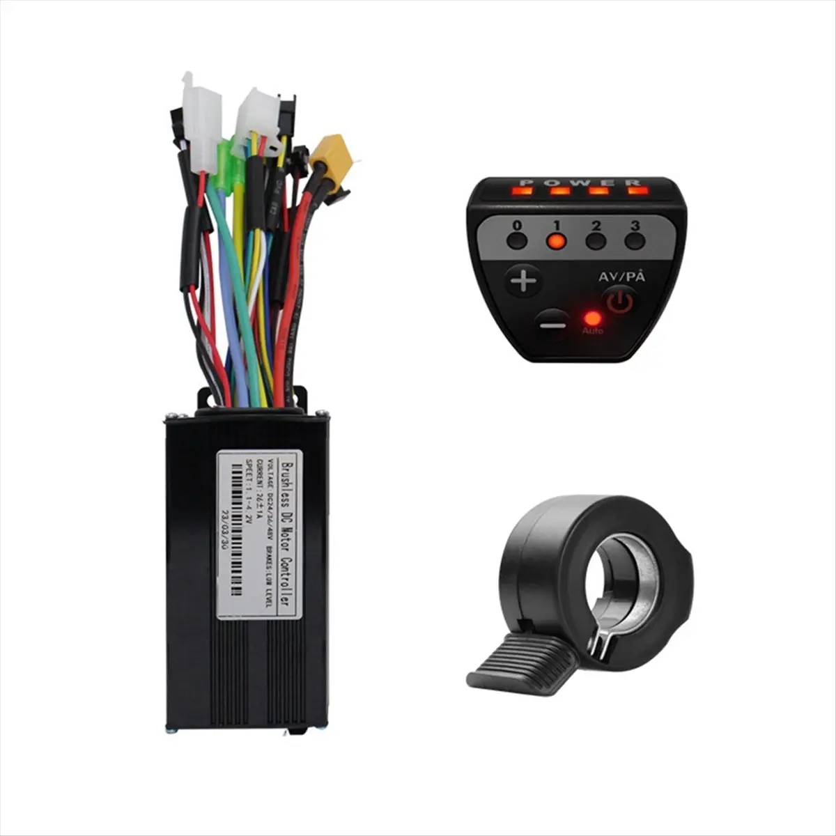 Special Offer-36V 48V 26A Brushless Controller G20 Meter LED Display+130X Throttle Kit for Electric Scooter E-Bike Repair Kit