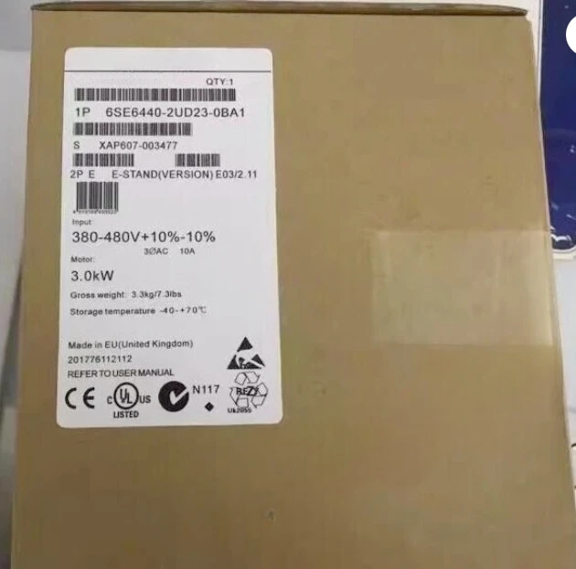 

Brand new 6SE6440-2UD23-0BA1 6SE64402UD230BA1 Frequency Converter Inverter Module Eletronic Components Fast delivery
