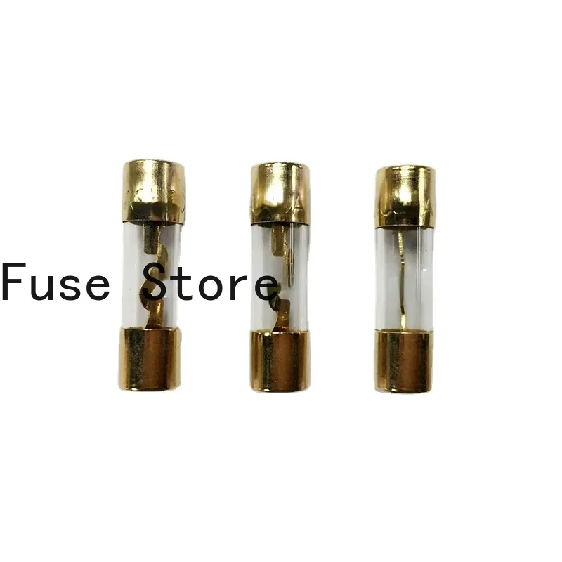 

5PCS 5AG Explosion-proof Glass Fuse Tube Gold-plated Tubular 10*38mm 40A 32V