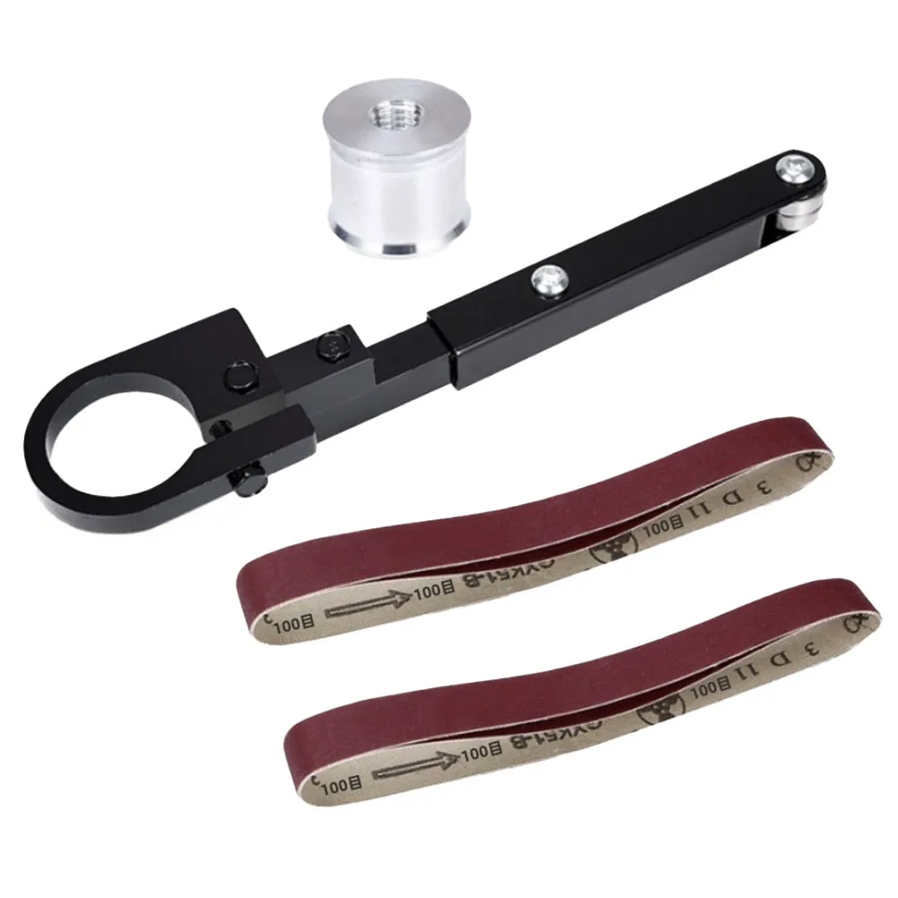 1set Angle Grinder Modified Bracket Sand Belt Grinder Sand Belt Machine For Model 100 115 125 Sanding Belt Abrasive Tools