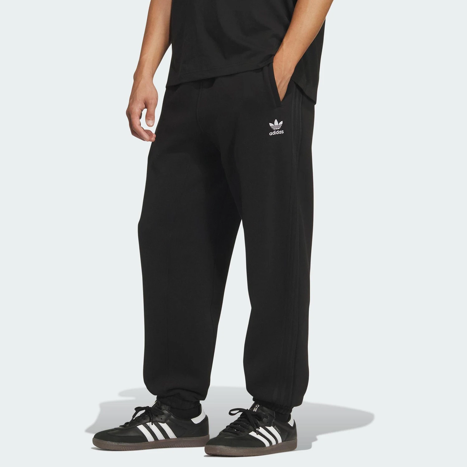 

Adidas Authentic Three Leaves Men's Fashion Simple Sports Fleece Pants IA7509